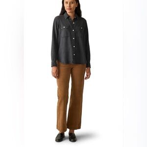 Faherty Tried and True Button Down in Durango Black Medium